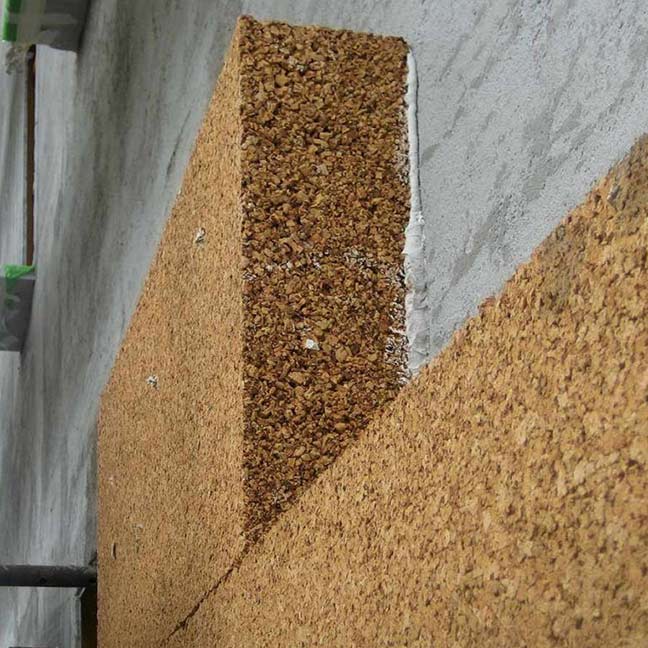Cappotto termico in sughero biondo Cork Panels densità 160kg/mc